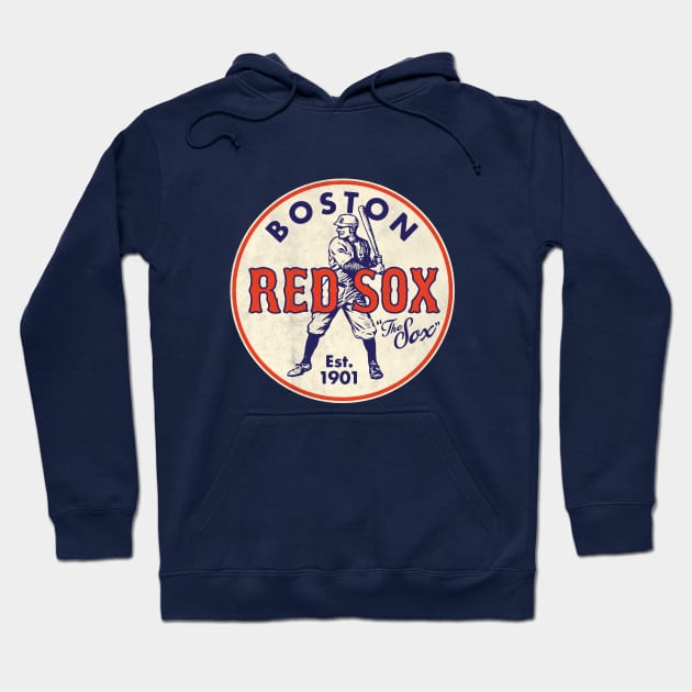 Old Style Boston Red Sox by Buck Tee Hoodie by Buck Tee